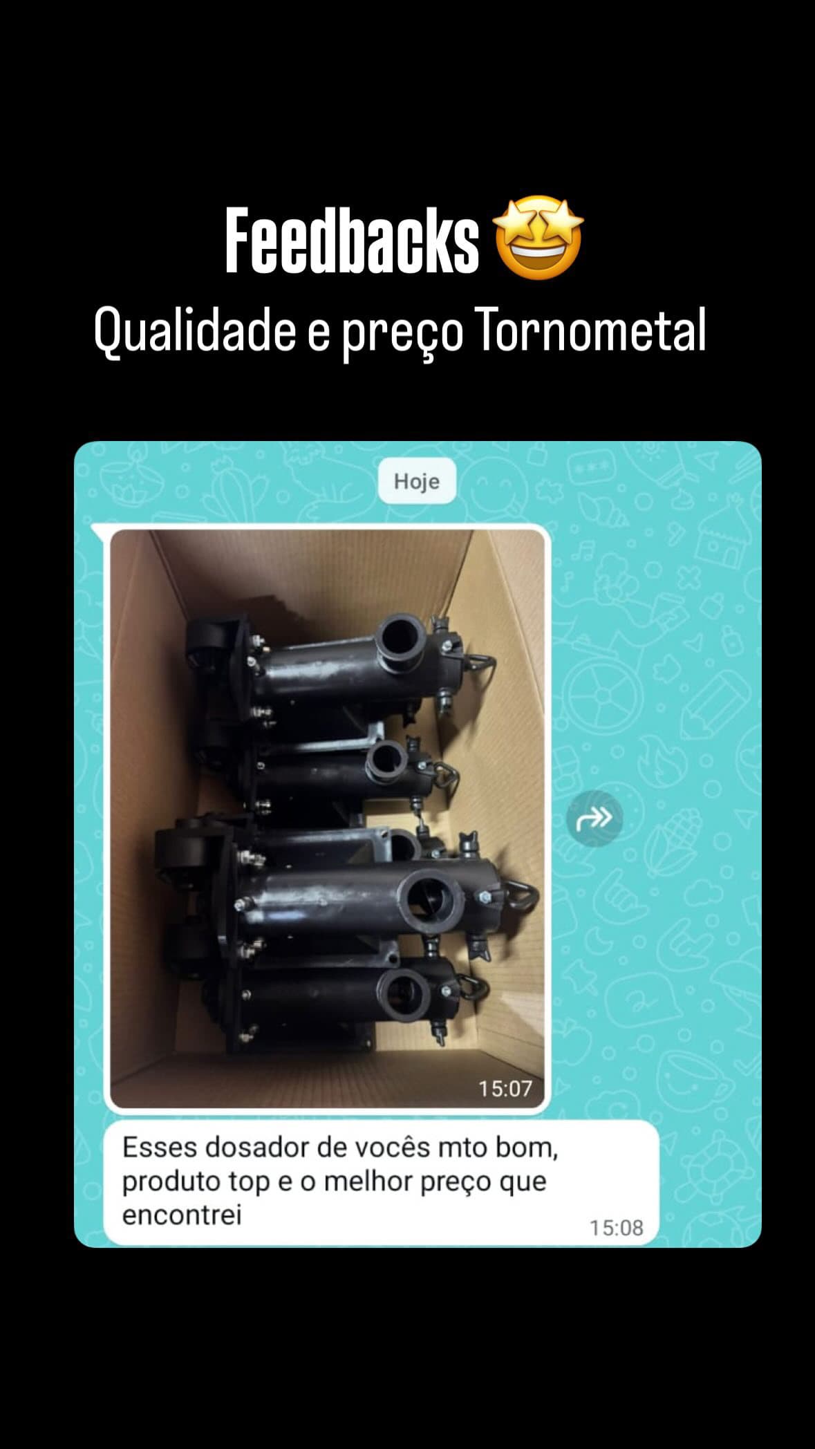 Feedback do cliente — dosadores com melhor preço do mercado